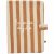 Variation Ecru, beige du produit Protège carnet de santé Rayures Larges (personnalisable) de la marque Atelier Wagram