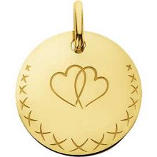 Médaille coeur Love Bird (or jaune 750°)  par Maison Augis