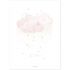 Affiche Stardust Sweet Love rose (30 x 40 cm) - Lilipinso