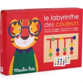 Jeu en bois Labyrinthe des couleurs