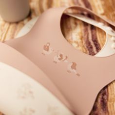 Lot de 2 bavoirs en silicone Lovely Birds