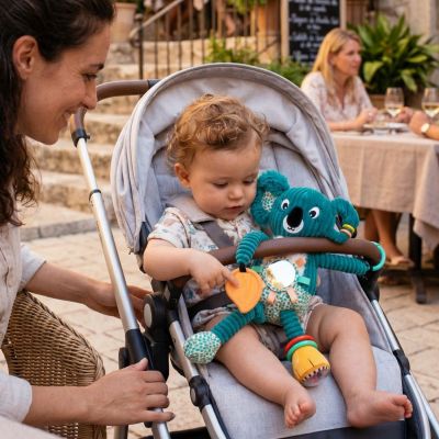 Peluche d'activités à suspendre Berlingos le Koala