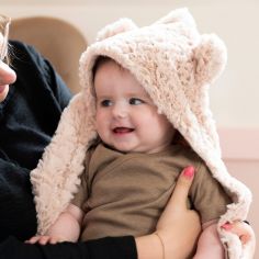 Couverture enveloppante Snow Vieux rose