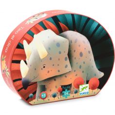 Puzzle silhouettes Théo le Dino (24 pièces) - Djeco