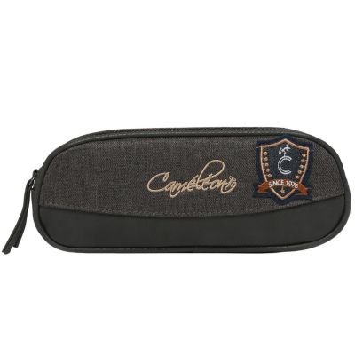 Trousse 2 compartiments Grey Badges Caméléon
