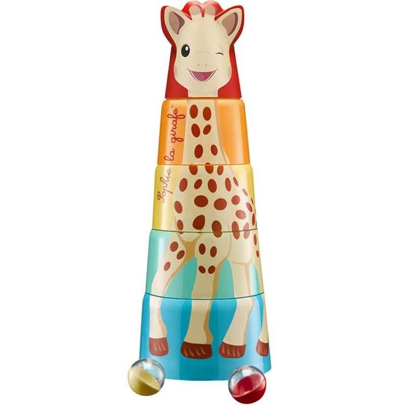 Tour géante de Sophie à empiler Sophie la girafe