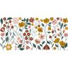 Planche de stickers XL Large Pretty Flowers (130 x 34 cm) - Lilipinso