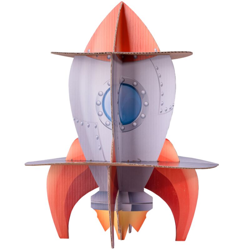 Présentoir à gâteaux en 3D fusée Astronaute Arty Fêtes Factory