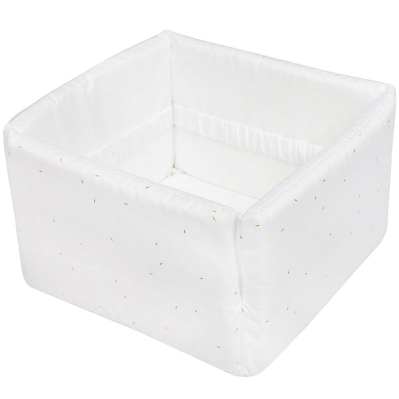 Panier de toilette en tissu Gold Blossom (25 x 25 cm) Les Rêves d'Anaïs