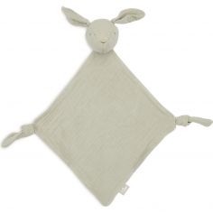 Doudou attache sucette Bunny Ears Olive Green - Jollein