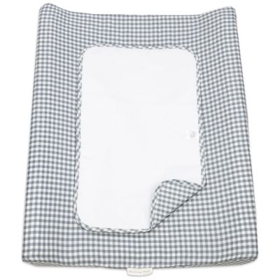 Matelas à langer avec housse Home Praliné Vichy Matcha Walking Mum