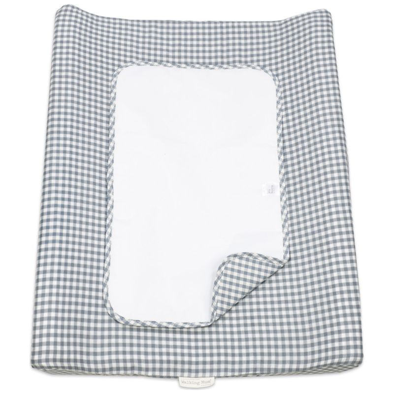 Matelas à langer avec housse Home Praliné Vichy Matcha Walking Mum Produit 1