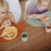 Assiette à compartiments en silicone avec ventouse Pale Daffodil - Reconditionné Mushie Produit 4