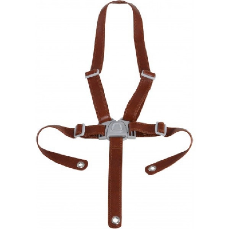 Harnais de sécurité pour chaise haute Ovo brun imitation cuir Micuna