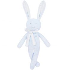 Peluche Augustin le lapin bleu (40 cm)