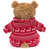 Peluche Bartholomew Bear Winter Pyjamas (26 cm)  par Jellycat