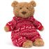 Peluche Bartholomew Bear Winter Pyjamas (26 cm) - Jellycat