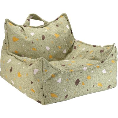 Fauteuil pouf Terrazzo Moss  par Wigiwama