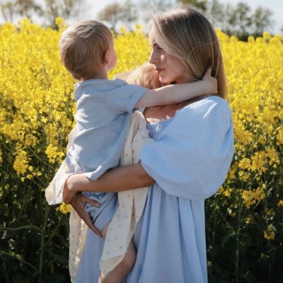 Maxi lange en coton Bows (120 x 120 cm)