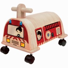 Porteur camion de pompiers  par Plan Toys