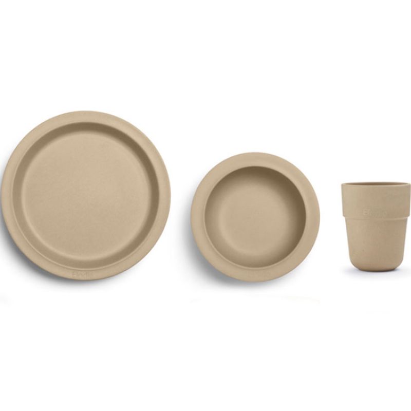 Coffret repas Faded Rose en bambou (3 pièces) Elodie Details