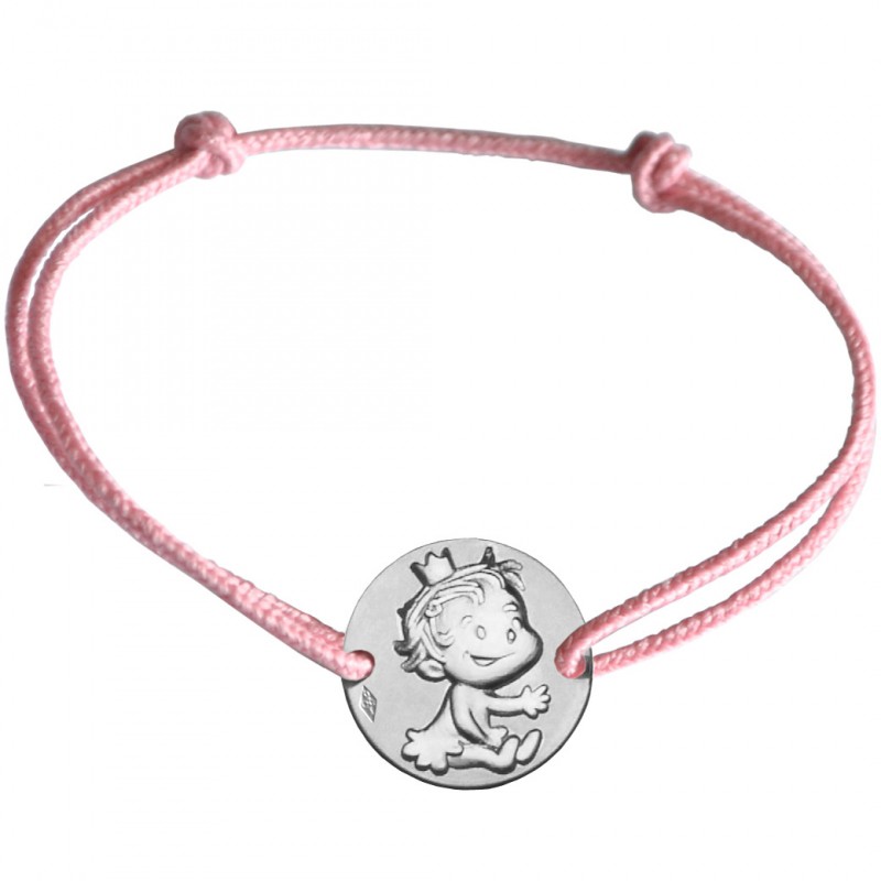 Bracelet cordon enfant Curieuse (argent 925°) La Fée Galipette