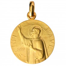 Médaille Saint Paul recto/verso (or jaune 750°)  par Monnaie de Paris