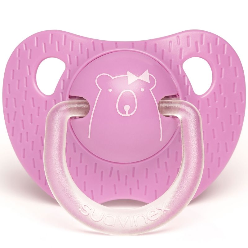 Sucette physiologique Ours violet (6-18 mois) Suavinex