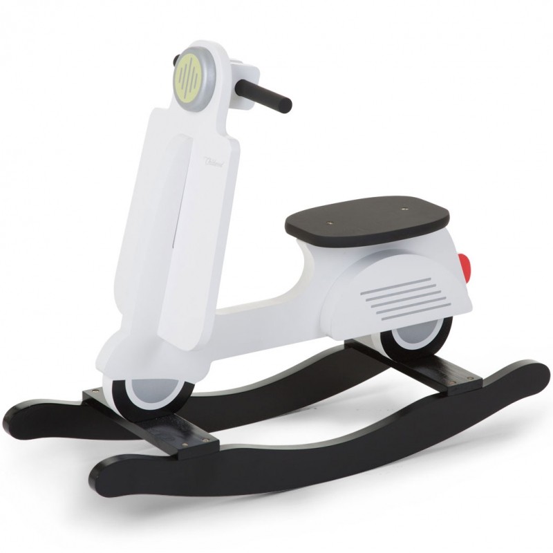 Scooter à bascule blanc Childhome