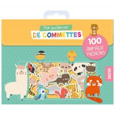 Ma pochette de 100 gommettes Animaux mignons - Auzou Editions