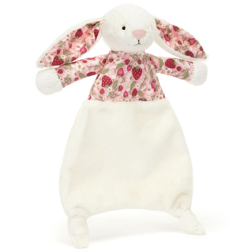 Doudou plat Lapin en fleurs Crème Jellycat Produit 1