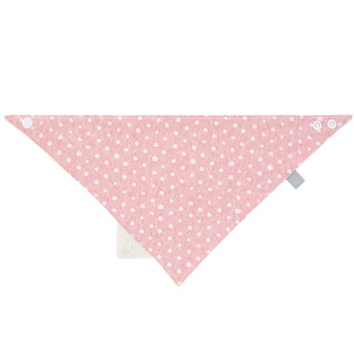 Bavoir bandana avec élément de dentition Lela rose clair Lässig