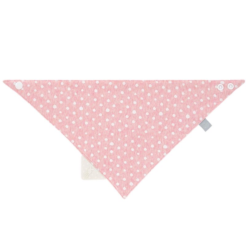 Bavoir bandana avec élément de dentition Lela rose clair Lässig