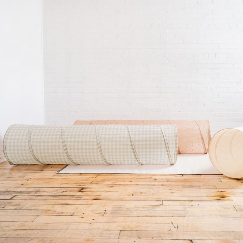 Tunnel de jeu en tissu recyclé Vichi Beige 3 sprouts Ambiance 5