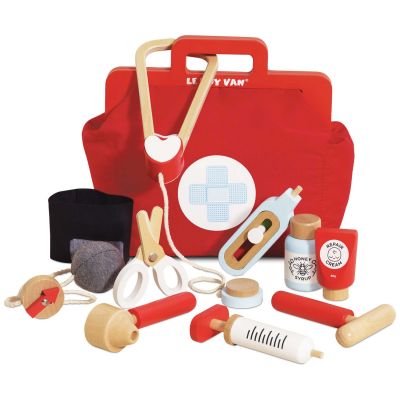 Mallette de docteur en bois FSC (10 accessoires) Le Toy Van