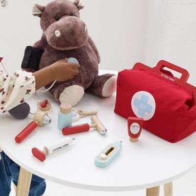 Mallette de docteur en bois FSC (10 accessoires)