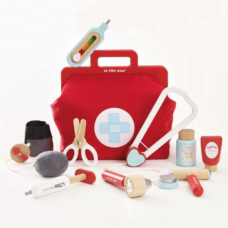 Mallette de docteur en bois FSC (10 accessoires) Le Toy Van Ambiance 8
