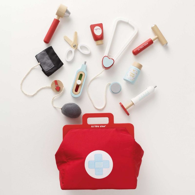 Mallette de docteur en bois FSC (10 accessoires) Le Toy Van Ambiance 9