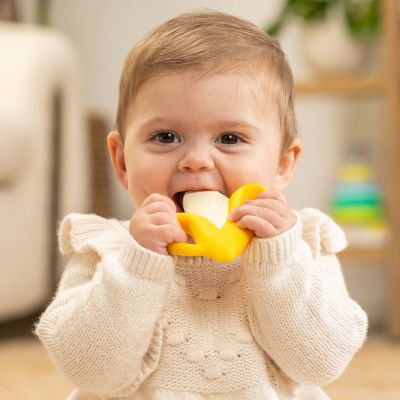Anneau de dentition en silicone Banane