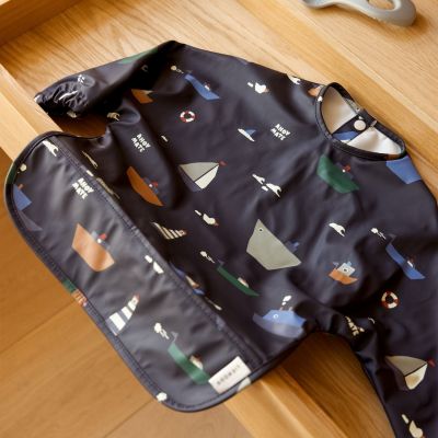 Bavoir à manches Merle Sailing Classic Navy