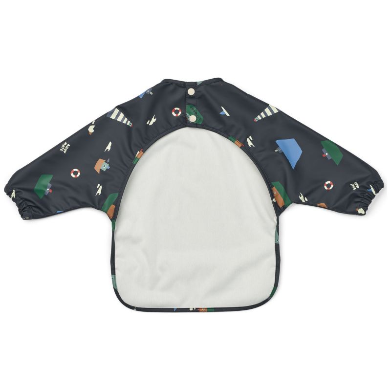 Bavoir à manches Merle Sailing Classic Navy Liewood Produit 3