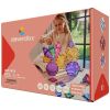 Kit de construction magnétique Géométrique Pastel (45 pièces) Cleverclixx Packaging 1