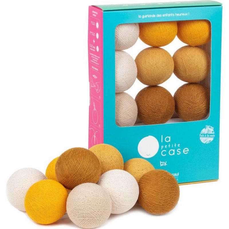 Coffret guirlande veilleuse 9 boules USB Sam La case de cousin paul