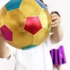 Ballon de foot Or Multicolore (22 cm)  par Ratatam