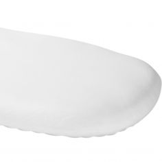 Drap housse en coton bio Blanc pour landau (72 x 33 cm) - Kadolis