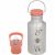 Variation Corail, gris du produit Gourde pour enfant inox Nature (500 ml) de la marque Lässig 
