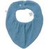 Bavoir bandana bambou et gaze de coton Pierre Bleue - BB & Co