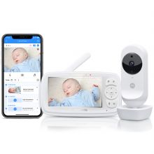 Moniteur bébé vidéo connecté VM44 CONNECT avec écran 4.3  par Motorola