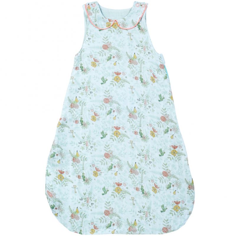Gigoteuse été en coton Paradis col Claudine TOG 0,5 (70 cm) Little Crevette