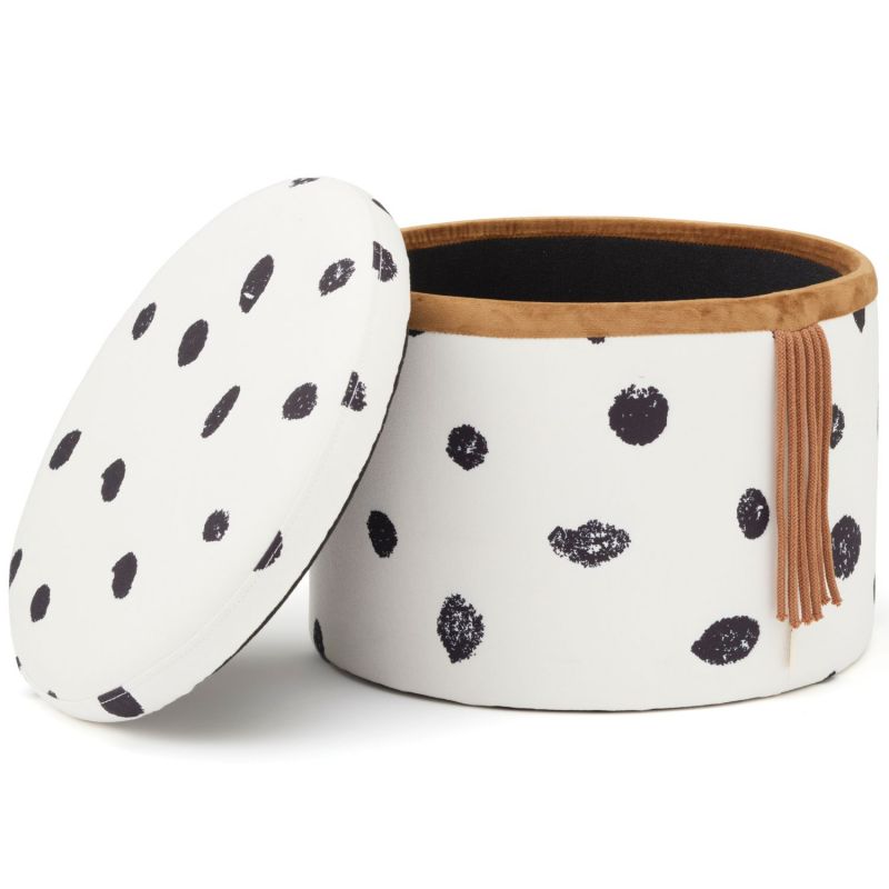 Pouf avec rangement Fifi Kid's Concept Produit ouvert 3